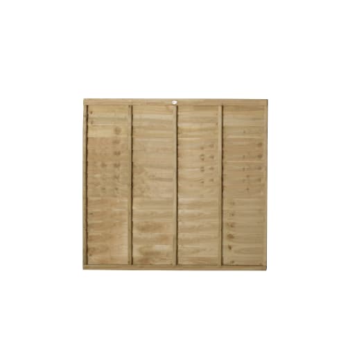 Forest Pressure Treated Superlap Fence Panel 6ft x 5ft (1.83m x 1.52m)