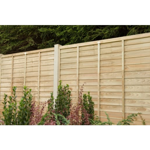 Forest Pressure Treated Superlap Fence Panel 6ft x 5ft (1.83m x 1.52m)