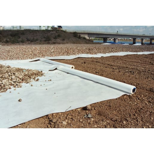 Draintex Drainage Geotextile Fabric 10 x 1m Clear