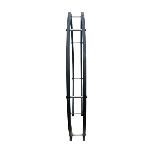 Free Standing Flower Circle Black With Bold Down