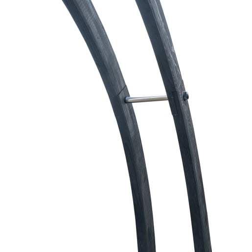 Free Standing Flower Circle Black With Bold Down