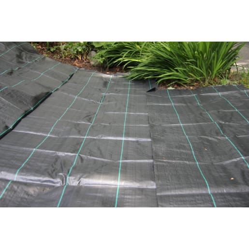 Groundtex Woven Geotextile Fabric 10 x 2m Clear