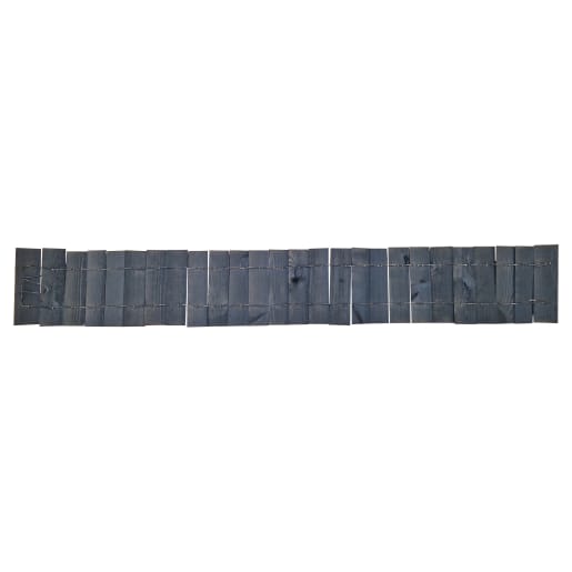 Grey Log Edging Roll 120cm