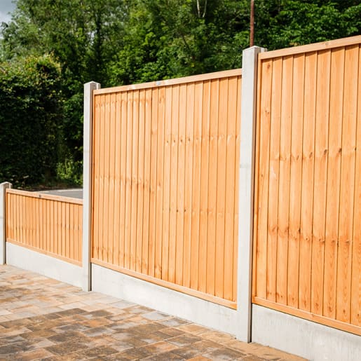 Superior Closeboard Pressure Treated Golden Brown 6ft x 5ft (1.83m x 1.52m)