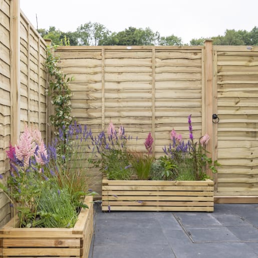 Grange Superior Pressure Treated Lap Panel Green 6ft x 6ft (1.83m x 1.8m)
