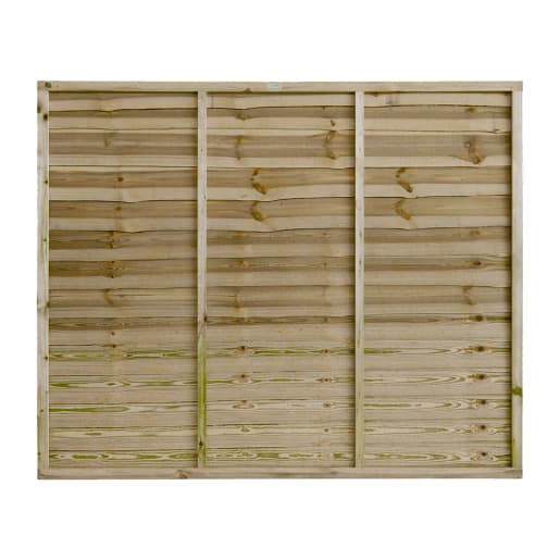 Grange Superior Pressure Treated Lap Panel Green 6ft x 5ft (1.83m x 1.5m)