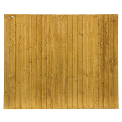 Grange Pressure Treated Standard Featheredge Dark Brown 6ft x 5ft (1.83m x 1.5m)