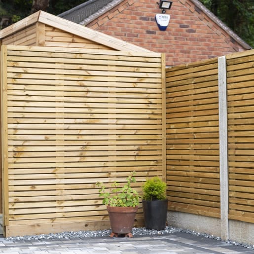 Grange Pressure Treated Contemporary Panel 6ft x 6ft (1.8m x 1.8m)