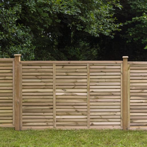 Grange Pressure Treated Contemporary Vogue Panel 6ft x 3ft (1.8m x 1.2m)