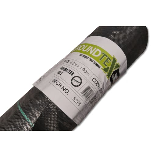 Growtivation Groundtex Woven Geo Fabric  100 x 4.50m (L x W) Black