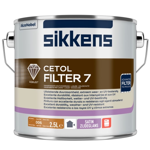 Sikkens Cetol Filter 7 Plus Translucent Woodstain 2.5L Light oak