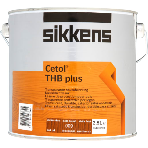 Sikkens Cetol THB Plus 009 (Dark Oak) 2.5L 