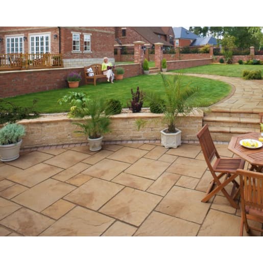 Marshalls Heritage Paving Slab 600 x 300 x 38mm 7.9m² Yorkstone