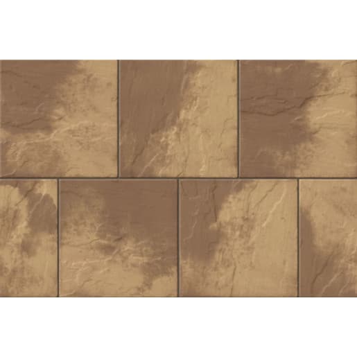 Marshalls Heritage Paving Slab 450 x 450 x 38mm 8.9m² Yorkstone