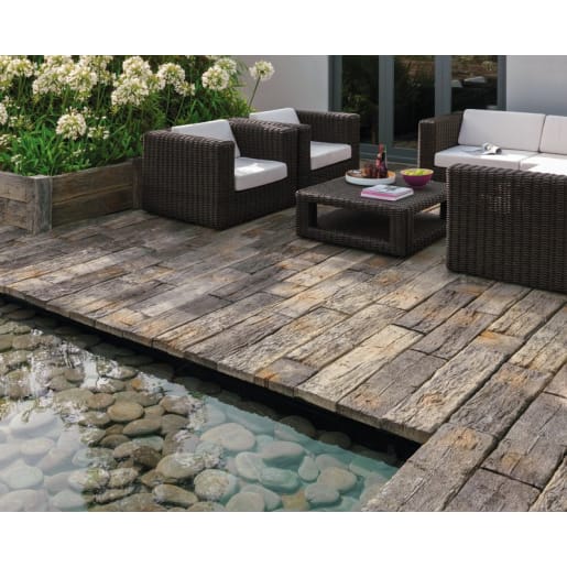Marshalls Woodstone Sleeper 675 x 225mm 6m² Driftwood