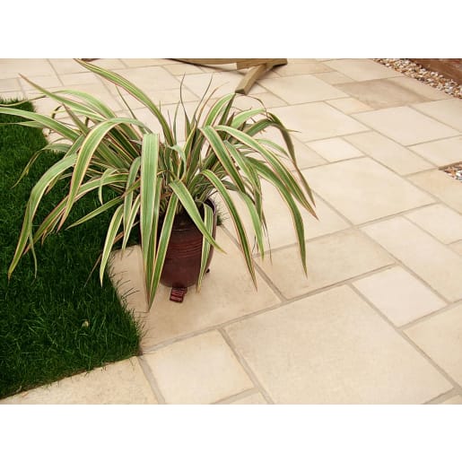 Marshalls Firedstone Paving Slab 600 x 600 x 38mm 7.9m² Fired York