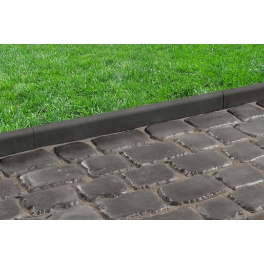 Marshalls Drivesys Roundtop Driveway Edging 915 x 150 x 60mm 36.6 lm Basalt 
