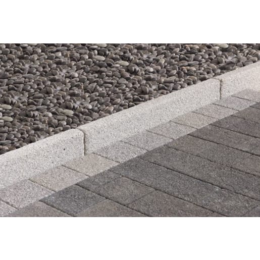 Marshalls Drivesett Argent Edging 915 x 150 x 63mm 43.92lm Light Grey