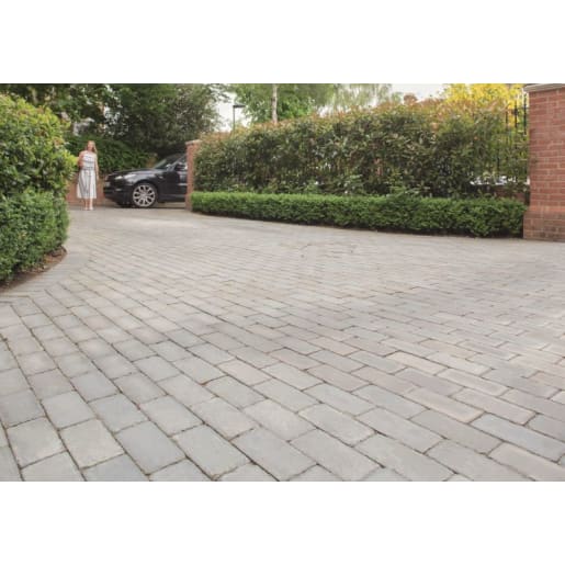 Marshalls Fairstone Sawn Setts 210 x 110 x 50mm 11.09m² Silver Birch