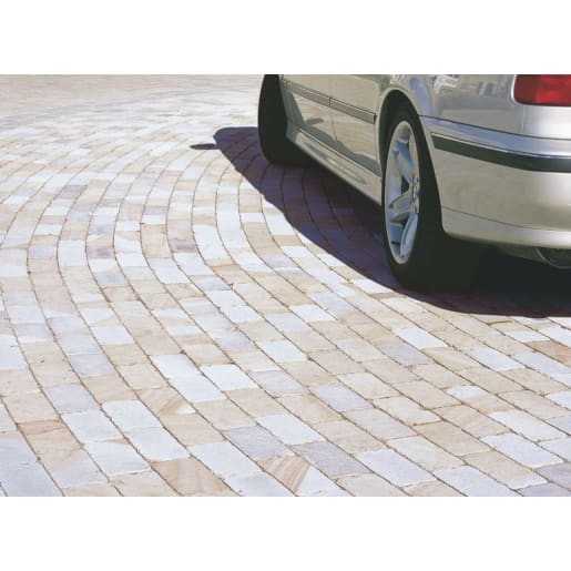 Marshalls Fairstone Sawn Setts 210 x 110 x 50mm 11.09m² Silver Birch