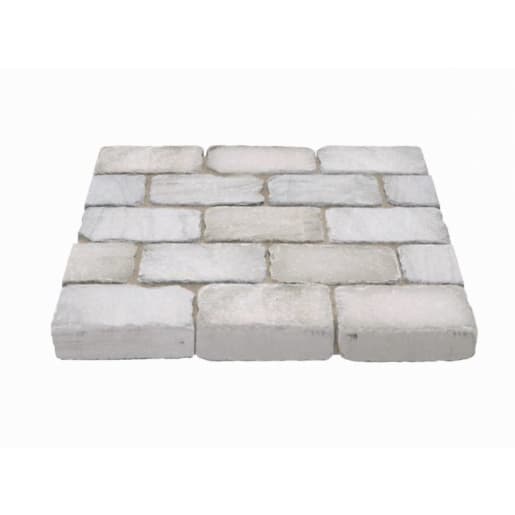 Marshalls Fairstone Sawn Setts 210 x 110 x 50mm 11.09m² Silver Birch