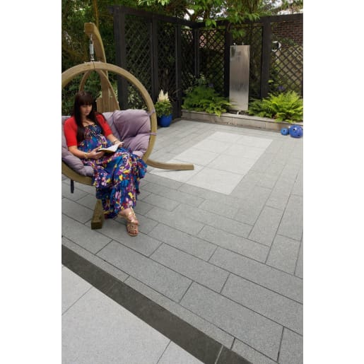 Marshalls Fairstone Granite Eclipse Paving 600 x 297 x 25mm 18.09m² Dark