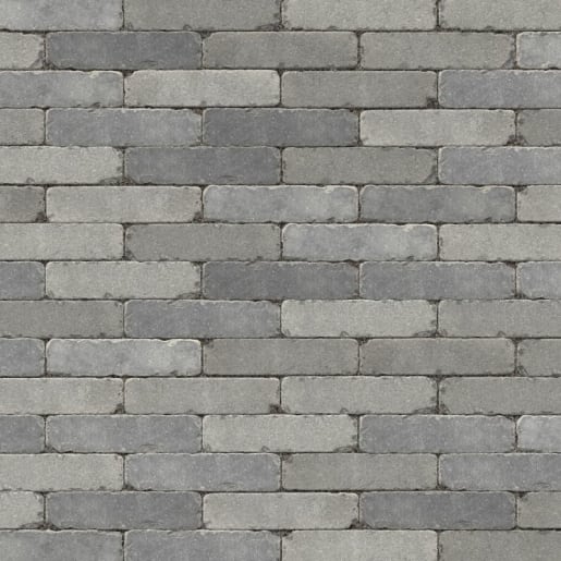 Marshalls Farnley Setts 200 x 50 x 50mm 7.2m² Charcoal Multi 