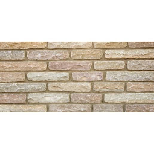 Marshalls Natural Stone Tumbled Walling 230 x 100 x 70mm 4.67m² Autumn ...