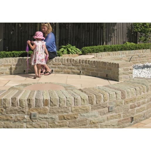 Marshalls Natural Stone Tumbled Walling 310 x 100 x 70mm<BR> 4.67m² Autumn Bronze