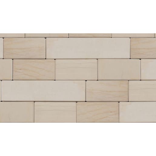 Marshalls Sawn Versuro Walling Project Pack 4.26m² Caramel Cream
