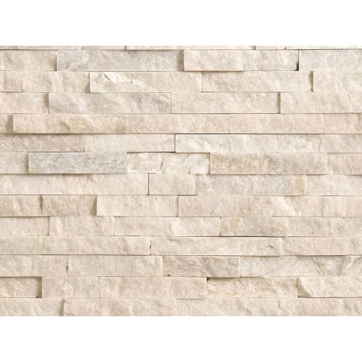 Marshalls Stoneface Drystack Walling 500 x 150 x 22mm 0.58m² Oyster Quartzite