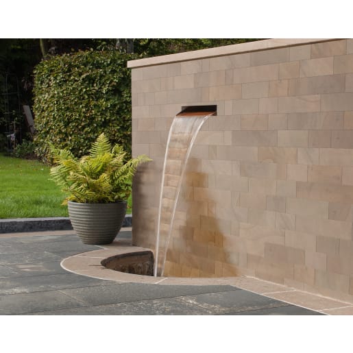 Marshalls Stoneface Sawn Veneer Walling Mixed Box 0.6m² Autumn Bronze