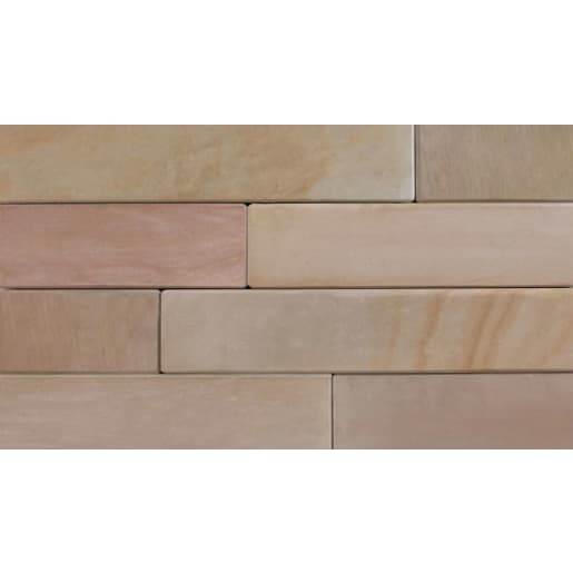 Marshalls Stoneface Sawn Veneer Walling Mixed Box 0.6m² Autumn Bronze