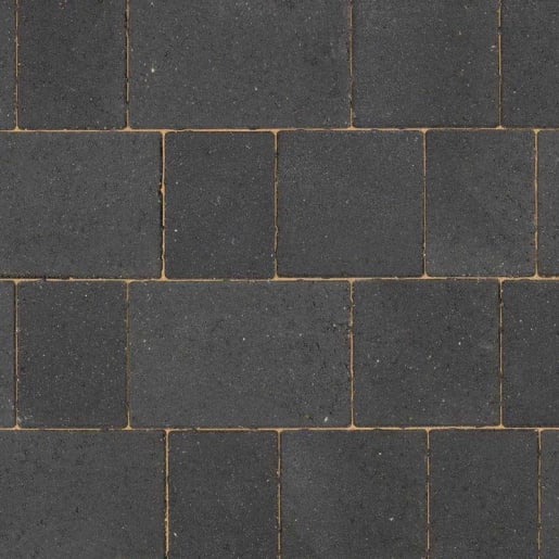 Marshalls Drivesett Savanna Block Paving 160 x 160 x 50mm 10.75m² Charcoal
