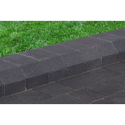 Marshalls Drivesett Savanna Kerb 250 x 160 x 130mm 14.04lm Charcoal