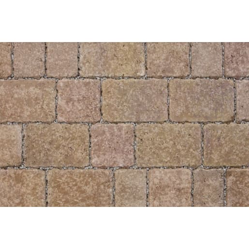 Marshalls Drivesett Tegula Priora 240 x 160 x 60mm 8.91m² Harvest