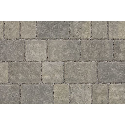 Marshalls Drivesett Tegula Priora 240 x 160 x 60mm 8.91m² Pennant Grey