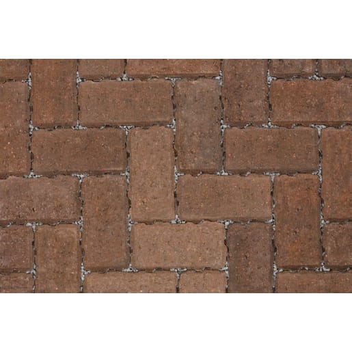 Marshalls Driveline Priora 200 x 100 x 60mm 8.08m² Burnt Ochre