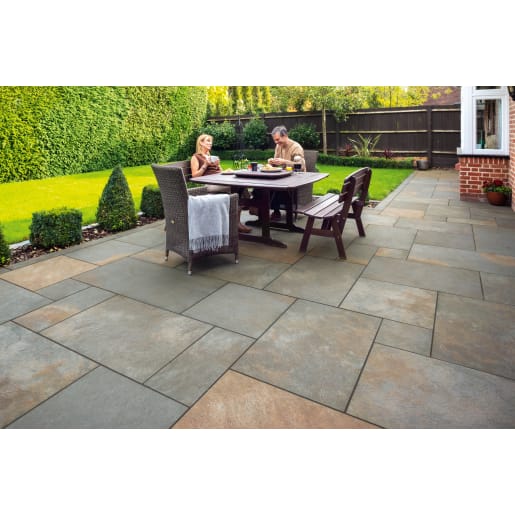 Marshalls Symphony Natural Porcelain Paving 600 x 600 x 20mm 23.04m² Copper