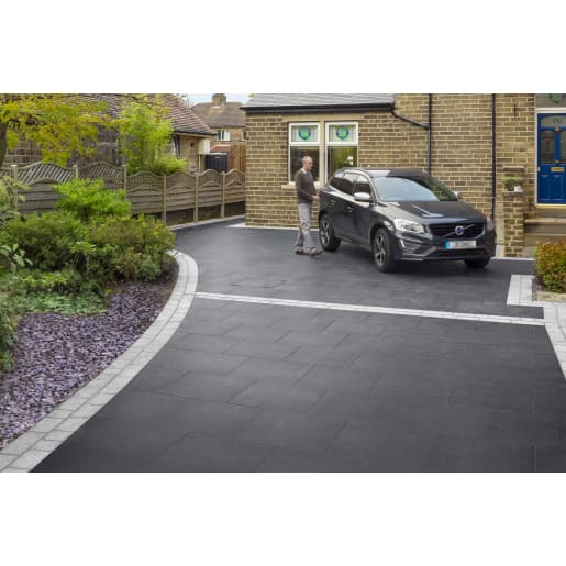 Marshalls Symphony Plus Driveway 600 x 600 x 60mm 6.84m² Charcoal