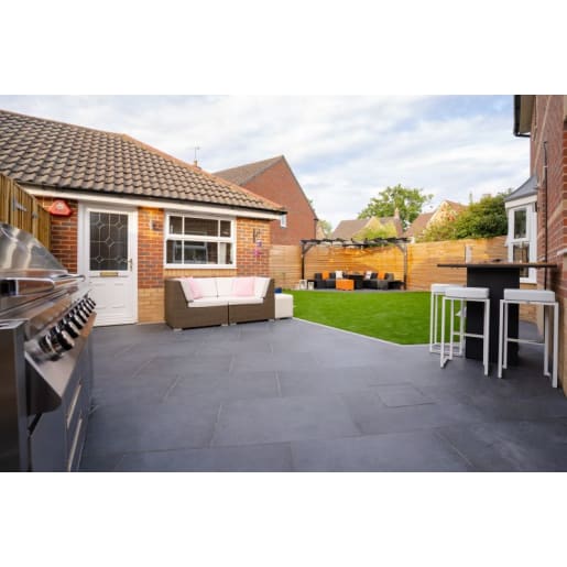 Marshalls Arrento Porcelain Paving 900 x 600 x 20mm 12.96m² Black