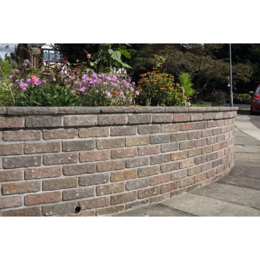 Marshalls Drivesett Tegula Walling 440 x 100 x 140mm 5.5m² Traditional Pack of 80