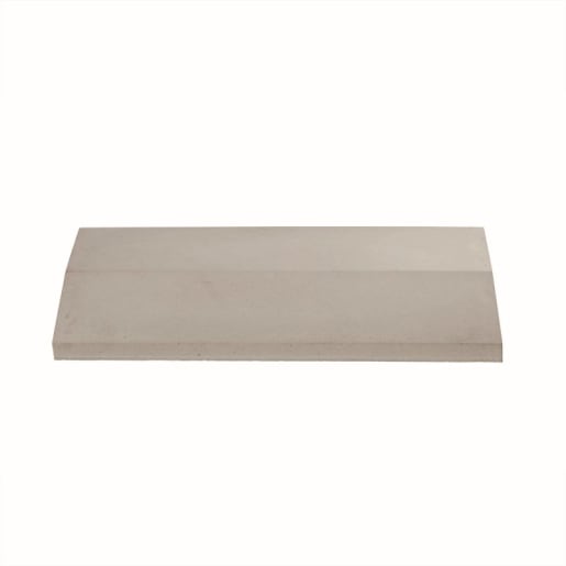 Marshalls Precast Wall Coping 600 x 140 x 50mm Off White