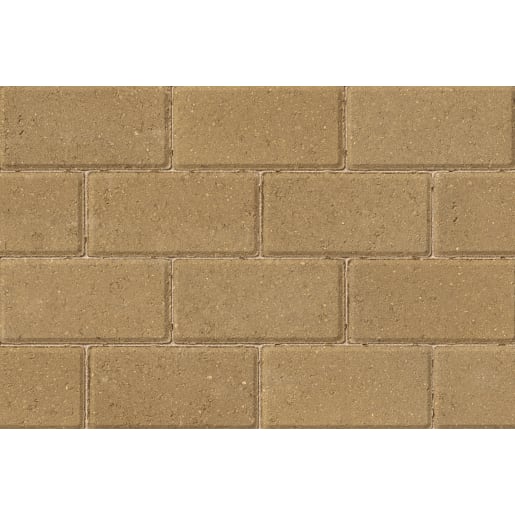 Marshalls Standard Concrete Block Paving 200 x 100 x 50mm Buff