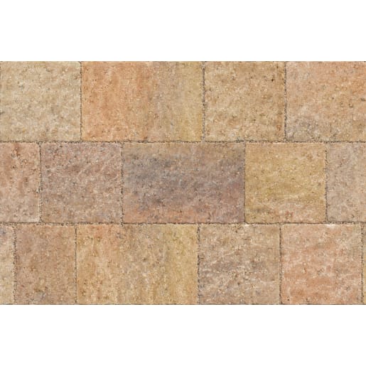 Marshalls Drivesett Tegula Original Block Paving Harvest 240 x 160 x 50mm
