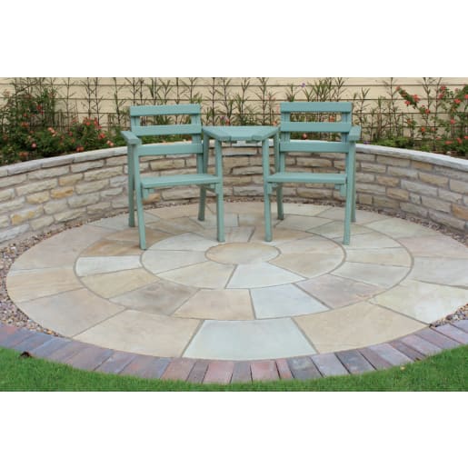 Talasey Ltd Natural Paving Circle Kit 3 ring 3000mm diameter - 