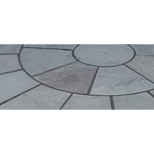 Natural Paving Circle Kit 2 Ring 2400mm Diameter Promenade