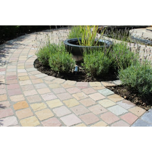 Natural Paving Weathered Cobbles 100 x 100mm 6m² Meadow
