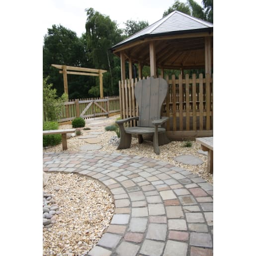 Natural Paving Weathered Cobbles 100 x 100mm 6m² Meadow