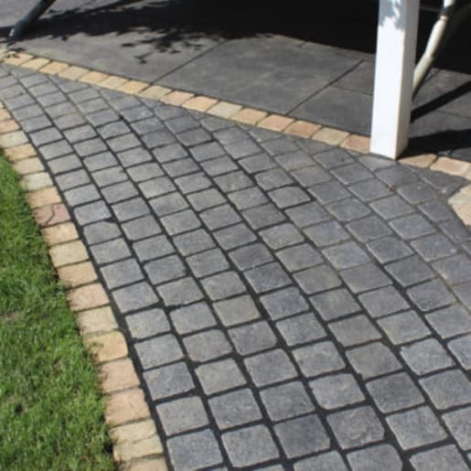 CragStone Weathered Cobbles 100 x 200mm 6m² Ebony